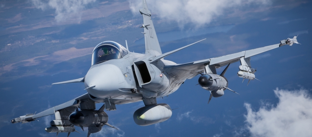 SAAB Gripen Fighter Jet Spy Shots