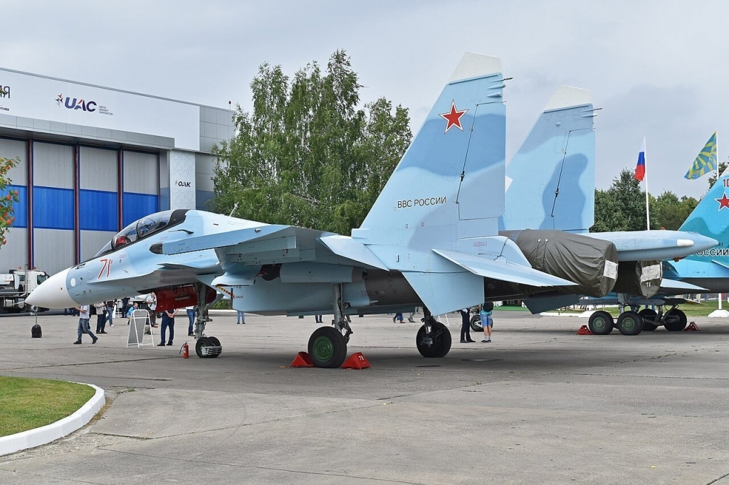 Sukhoi Su30SM Fighter Jet Interior